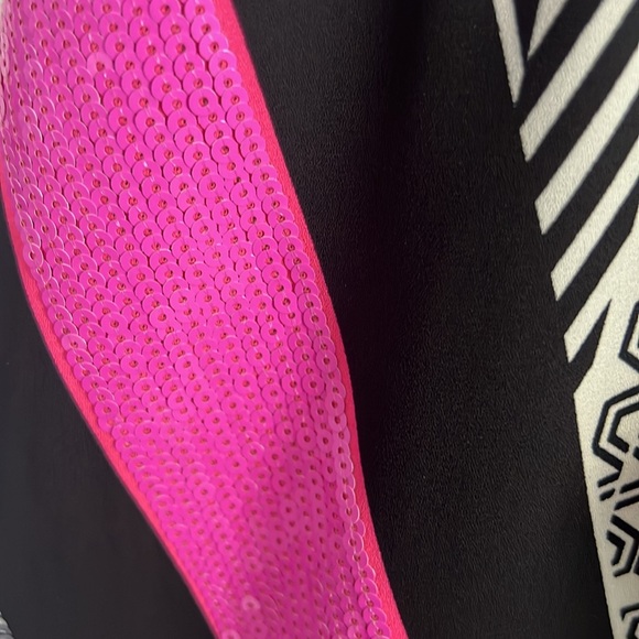 Express sequined and patterned tank top, size M NWOT - Picture 5 of 6